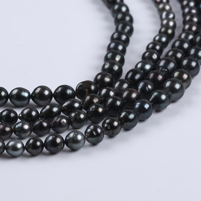 Factory Wholesale Natural Tahiti Sea water Pearl Strand for Necklace Making