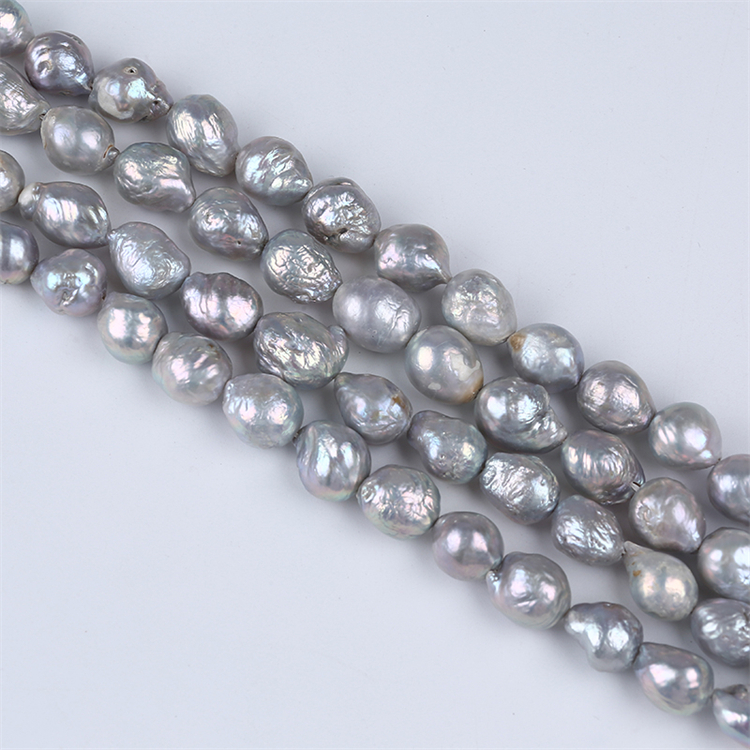 Pearl Factory Wholesale 10-13mm Grey Color Edison Pearl