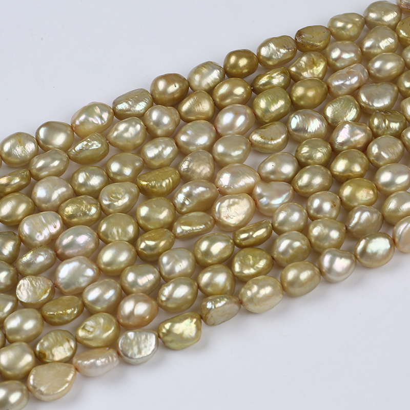 9-10mm Straight Drilled Mulitcolor Baroque Pearl for Nice Necklace