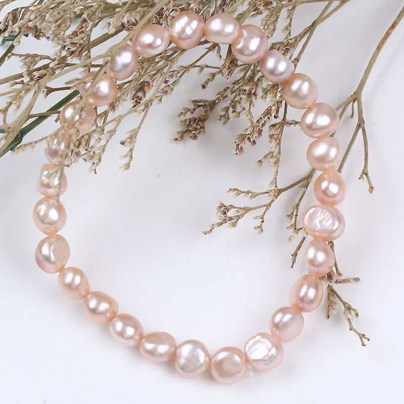 7-8mm Simple Real Baroque Pearl Bracelet for Promotion Gift