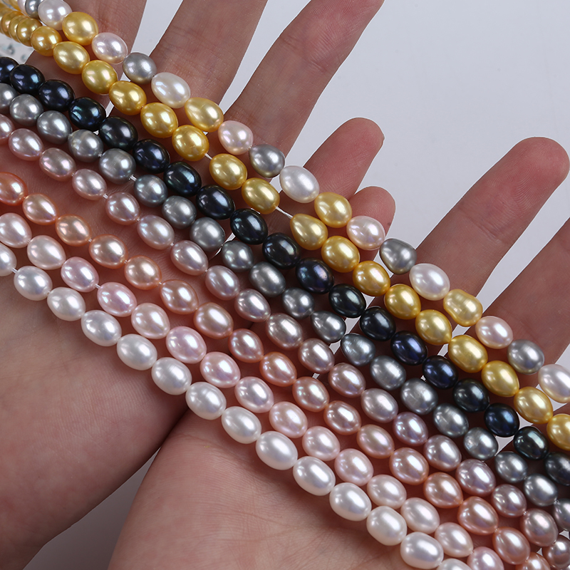 7-8mm Rice Shape Freshwater Pearl Wholesale