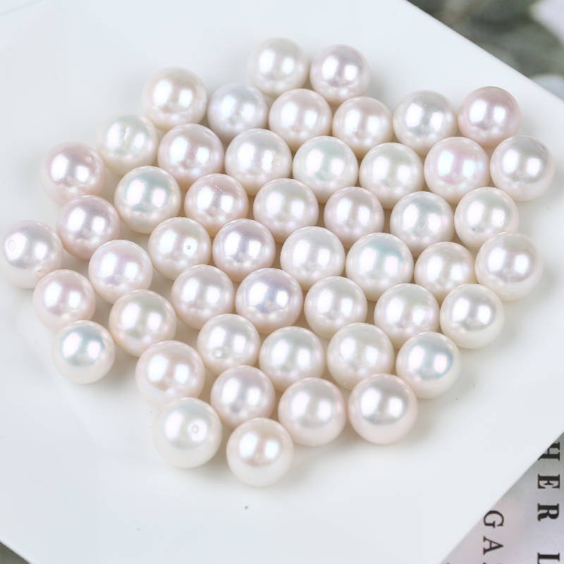 10-11mm No Hole White Edsion Pearl for Pendant