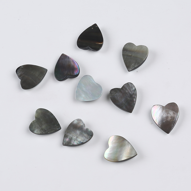 Saltwater Natural Heart Shape Mabe Shell DIY Beads for Handcraft