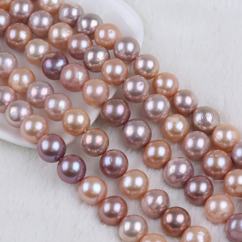 Factory Wholesale Natural Round Edison Pearl for Classic Necklace