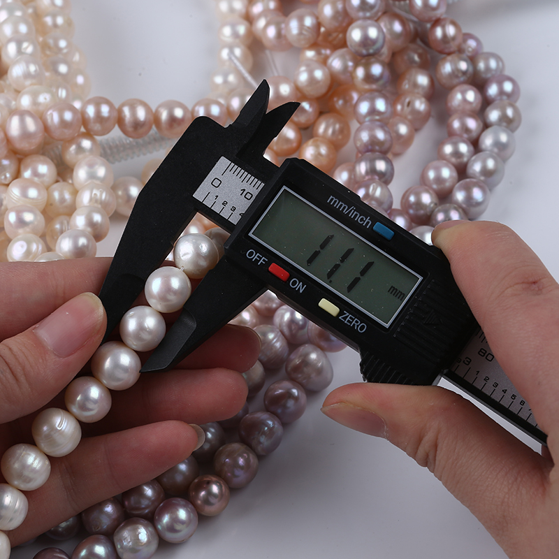 11-12mm Potato Shape Freshwater Pearl Factory Wholesale Price for Women Necklace