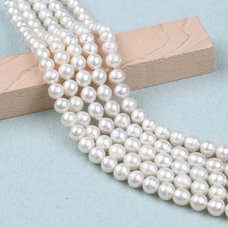 9-10mm Natural White South Sea Water Pearl for Necklace