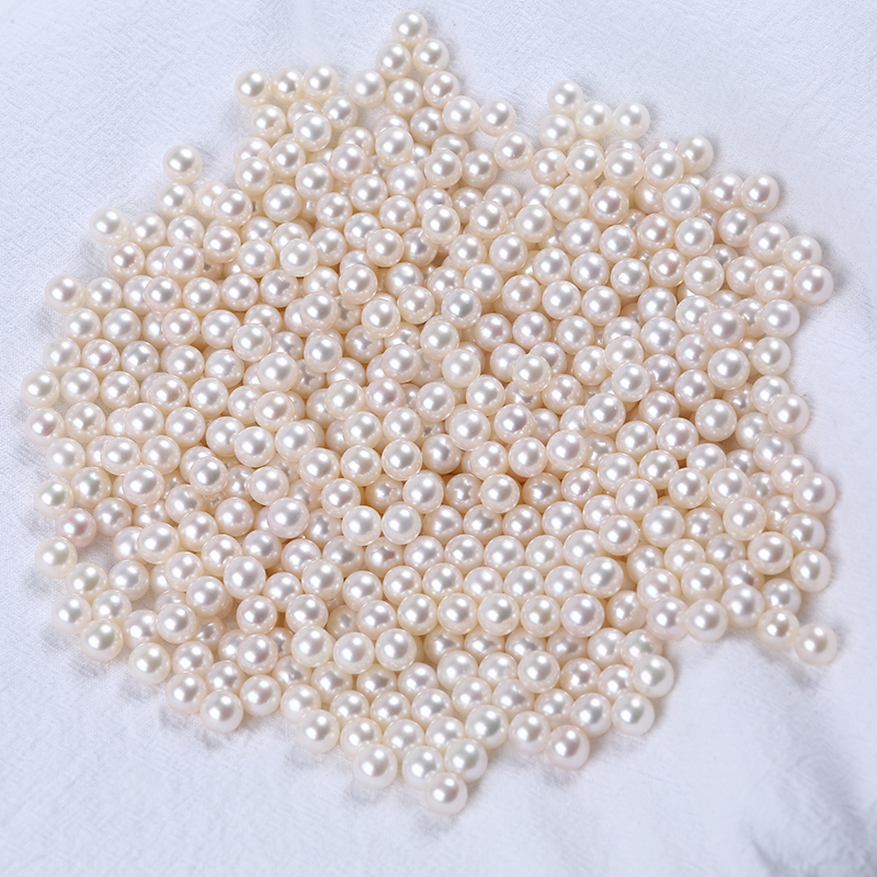7.5-8mm Natural Akoya Sea Water Pearl Loose Bead for Earrings