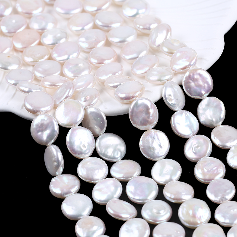 Factory Wholesale 12-13mm 5A Top Quality Coin Pearl Strand
