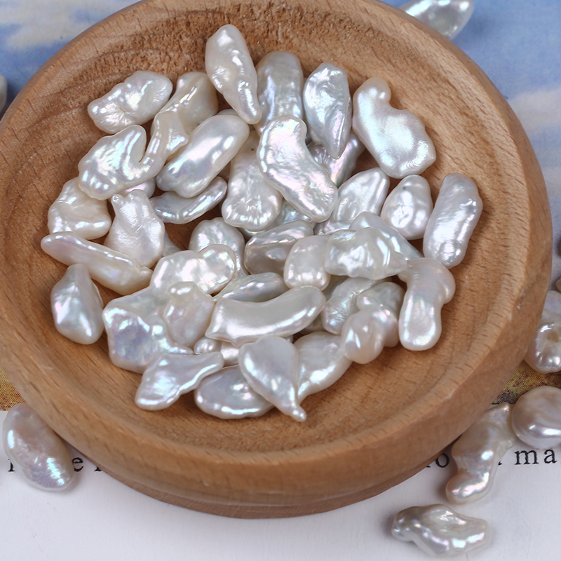 Random Irregular Shape Keshi Pearl Loose Bead for Inlaid Jewerly