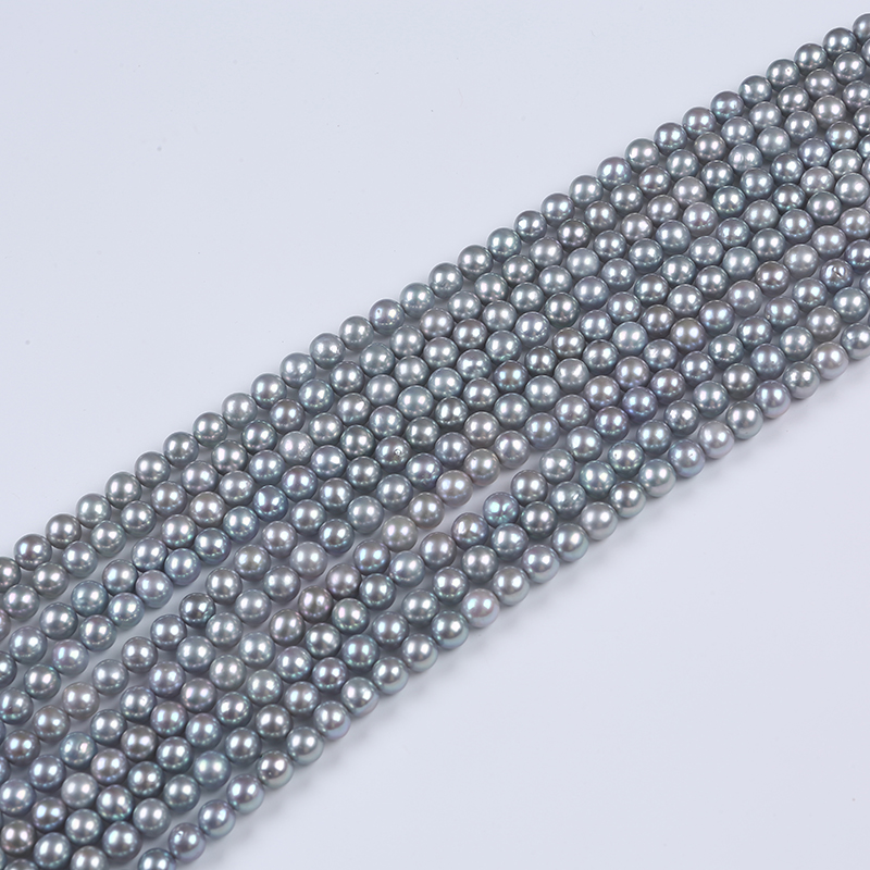 8-9mm Good Quality Many Colors Round Pearl Strand for Necklace