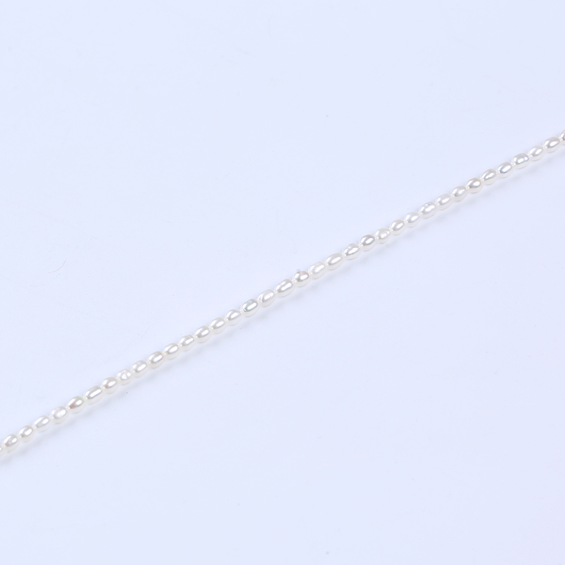 2.5-3mm White Color Rice Pearl Multi Necklaces for Choker