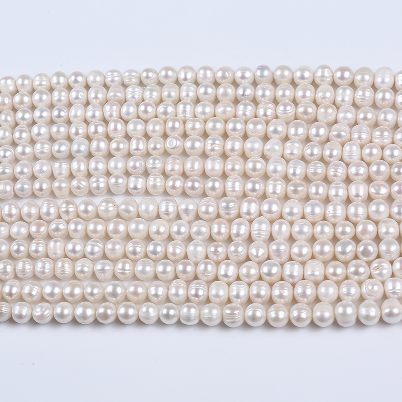 9-10mm Natural Real Fresh Water Potato Pearl for Jewelry